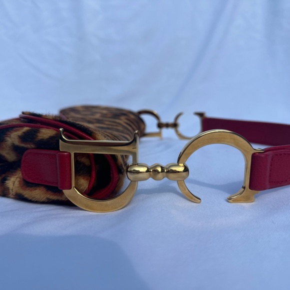 Dior PonyHair Calfskin Saddle Bag 🔥- REASONABLE OFFERS WELCOME - Picture 4 of 11